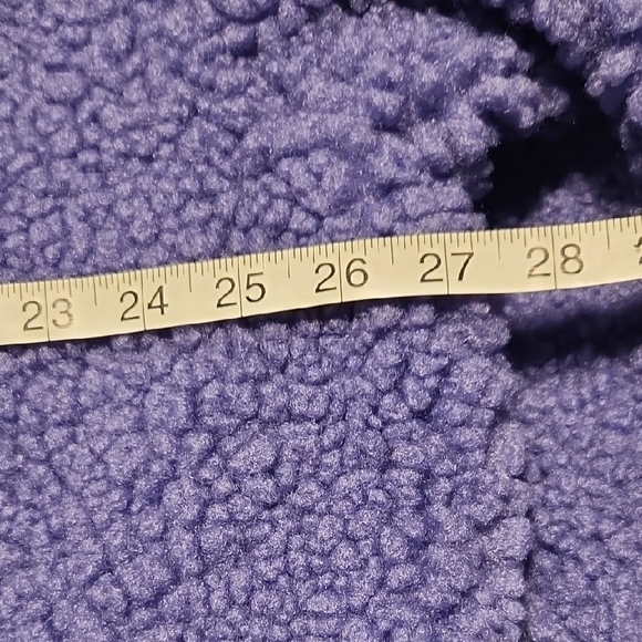 UGG Gertrude Short Teddy Lavender Sherpa Jacket - Picture 3 of 10